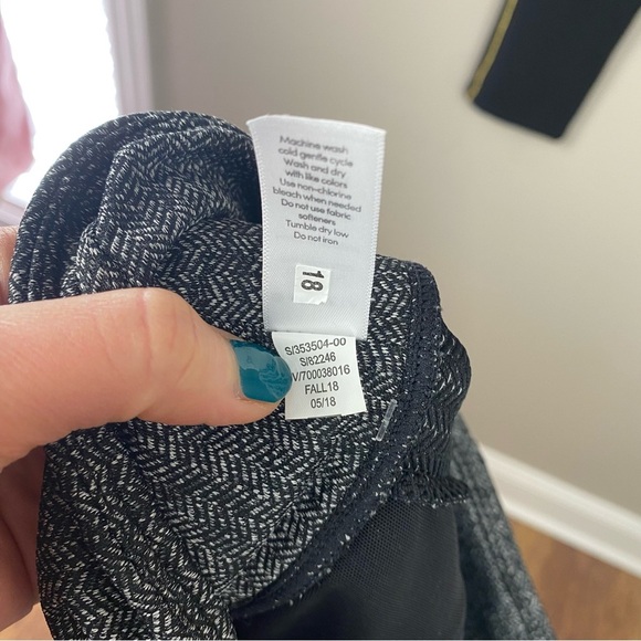 Athleta Herringbone Mercer Tight high rise pull on side pockets vented small - Picture 10 of 12